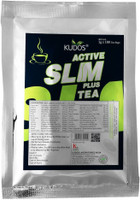 Kudos Active SLM Plus Tea | Ayurvedic Formulation for Slimming | Weight Loss Cinnamon Herbal Infusion Pouch(180 g)