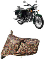 Elegance Two Wheeler Cover for Royal Enfield(Bullet 500, Multicolor)