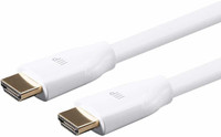 MONOPRICE 116121 20 m HDMI Cable(Compatible with HDTV, White, One Cable)