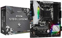 ASRock B450M Steel Legend Socket AM4/ AMD 3rd Generation Ryzen B450/ DDR4/ Quad CrossFireX/ SATA3&USB3.1/ M.2/ A&GbE/MicroATX Motherboard Motherboard
