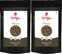 Honger Kashmiri Kahwa Tea (Pack of 2) Unflavoured Green Tea Pouch(320 g)