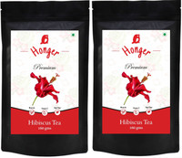 Honger Hibiscus Tea (Pack of 2) Hibiscus Green Tea Pouch(320 g)