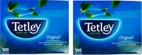 tetley ORIGINAL 200 TEABAGS (2 BOXES OF 100 TEABAGS) Black Tea Bags Box(200 g)