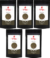 Honger Kashmiri Kahwa Tea (Pack of 5) Unflavoured Green Tea Pouch(800 g)