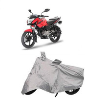 Antil's Two Wheeler Cover for Bajaj(Pulsar 135 LS DTS-i, Silver)