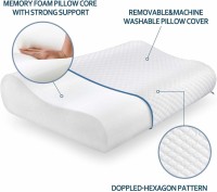 VIYONA FAB Memory Foam Nature Orthopaedic Pillow Pack of 1(White)