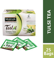 Mainak 100% Natural and Pure Tulsi Green Tea Bags Box(25 Bags)