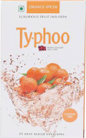 Ty-phoo Luxurious Fruit Spicer Orange Infusion Tea Bags Orange Infusion Tea Bags Box(25 Bags)