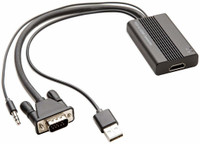 Syba SD-ADA31040 0.01 m VGA Cable(Compatible with Computer, Black)