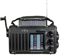 Kaito Voyager Solo KA450 Solar/Dynamo AM/FM//SW & NOAA Weather Emergency FM Radio(Black)