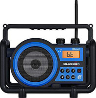 Sangean BB-100SE AM/FM / Bluetooth/Aux-in/Ultra Rugged Rechargeable FM Radio(Blue)
