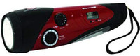 GPX Weather X Am/fm Instant Weatherband Lantern Radio with Clock FM Radio(Maroon)