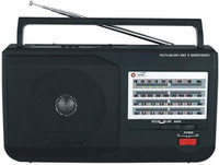 Supersonic Portable Radio FM Radio(Black)