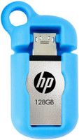 HP HPFD305M-128 128 GB OTG Drive(Blue, Silver, Type A to Micro USB)