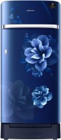 View Samsung 198 L Direct Cool Single Door 4 Star (2020) Refrigerator with Base Drawer(Camellia Blue, RR21T2H2XCU)  Price Online