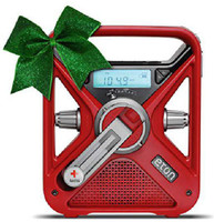 Eton American Red Cross FRX3 Hand Turbine NOAA AM/FM Weather Alert FM Radio(Red)