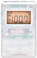 Sangean DT-160CLP FM-Stereo/AM Pocket Radio with Protective Pouch & Belt FM Radio(Grey)