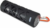 PYLE PWPBT30BK Bluetooth Water Resistant Flashlight Speaker, FM Radio FM Radio(Black)