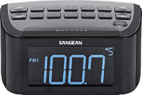Sangean AM/FM Clock Radio FM Radio(Black)
