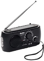Kaito KA331 Portable Hand Crank AM/FM NOAA Weather Radio FM Radio(Black)
