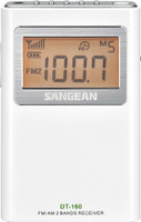 Sangean Am And Fm Pocket Radio FM Radio(White)
