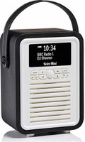 VQ | Retro Mini â€“ Bluetooth Speaker and Digital Radio with Fm FM Radio(White)