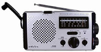 Eton FR400 Hand Crank Radio and Power Generator FM Radio(Silver)