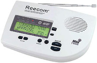 Reecom R-1630C S.A.M.E Weather Alert Radio FM Radio(White)