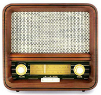 Master Tailgaters Fuse Vintage Retro Bluetooth AM/FM Radio Speaker + Real Handcraft FM Radio(Brown)