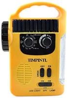 TIMPINTL Emergency AM/FM NOAA Radio, Cell Phone Charger, LED Flashlight, FM Radio(Yellow)