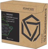 Elixings Organic Roasted Chicory Loose Leaf Cut 454 gm ( 16 OZ ) Cichorium intybus, The Speciality Tea Ingredients Herbs Herbal Infusion Box(454 g)