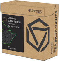 Elixings Organic Black Pepper Tea Bag Cut 454 gm ( 16 OZ ) Piper nigrum, The Speciality Tea Ingredients Herbs Herbal Tea Box(454 g)