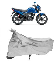 Elegance Two Wheeler Cover for Honda(Livo, Silver)