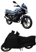 Elegance Two Wheeler Cover for Bajaj(Discover, Black)