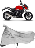 Elegance Two Wheeler Cover for Mahindra(MOJO XT 300, Silver)