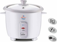 BAJAJ Majesty RCX 1 Mini Rice Cooker Electric Rice Cooker (0.5 L, White Electric Rice Cooker(0.5 L, White)