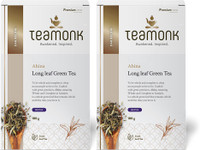 Teamonk Global Teamonk Darjeeling Organic Green Tea for Weight Loss, 100g (50 Cups)-Pack of 2 | 100% Natural Loose Leaf Tea from Himalayas | Ahina Long Leaf Detox Green T