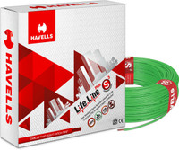 HAVELLS HRFR PVC 2.5 sq/mm Green 90 m Wire(Green)
