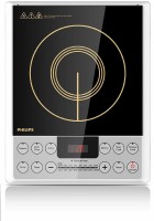 PHILIPS 2100-Watt Induction Cooker (Black) silver Induction Cooktop(Black, Touch Panel)