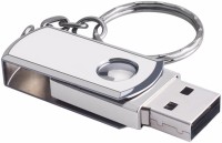 Eshop Swivel Metal Keychain USB FlashDrive 4 GB Pen Drive(Silver)