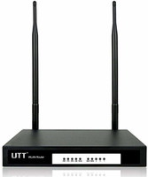 UTT Wireless WiFi Router 300 Mbps Wireless Router(Black, Dual Band)