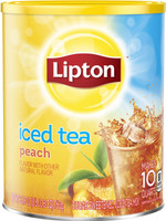lipton Sweetened Tea Mix ( Imported ) Peach Iced Tea Tin(762 g)