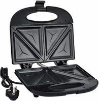 Prestige 800 Watt Sandwich , Black fixed plate Toast(Black)