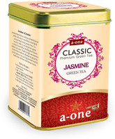 A-One Classic Premium Jasmine Green Tea 100g Tin Box Jasmine Green Tea Tin(100 g)