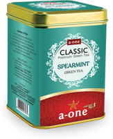 A-One Classic Premium Spearmint Green Tea 100g Tin Box Mint Green Tea Tin(100 g)