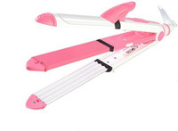 behtreen Professional 3 In 1 Super Stylish Electric Hair Straightener Curler Styler and Crimper Hair Straightener Multiple Uses - All in One Hair Tool Straightener Hair Straightener(Pink)