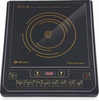 BAJAJ Popular Ultra Induction Cooker Induction Cooktop (Black, Touch Panel) Induction Cooktop(Black, Push Button)