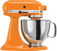 KITCHEN AID 5KSM150PSDTG Artisan Series 300 - Watt Tilt Head Stand Mixer 4.8 Litre - Tangerine 300 Mixer Grinder (1 Jar, Tangerine)