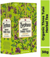 Ty-phoo Immunity Three Tulsi Organic Tea Tulsi Instant Tulsi Green Tea Bags Box(30 g)