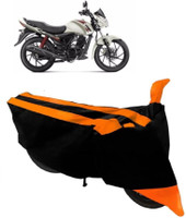Yuneik Two Wheeler Cover for Suzuki(Sling, Orange)